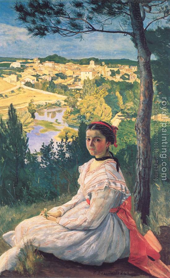 Frederic Bazille : View of the Village
